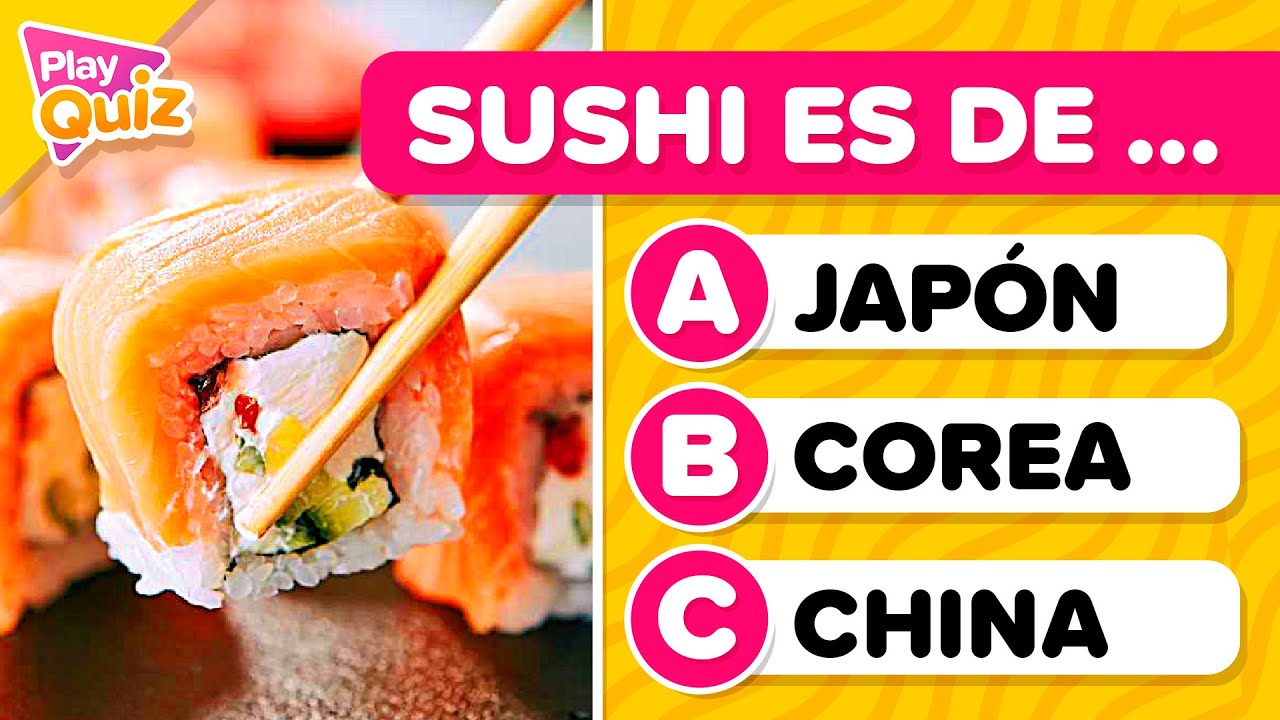 Adivina el país por su deliciosa comida