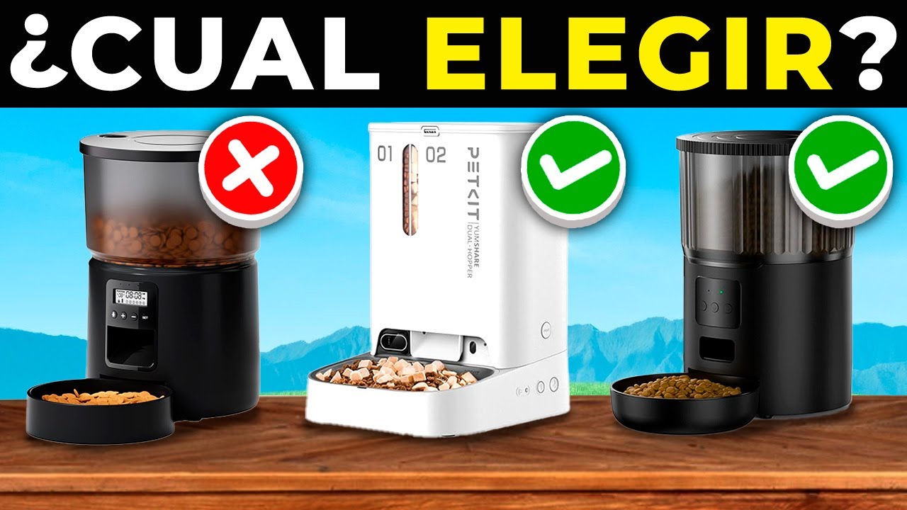 Comedero automático para gatos con comida húmeda incluida