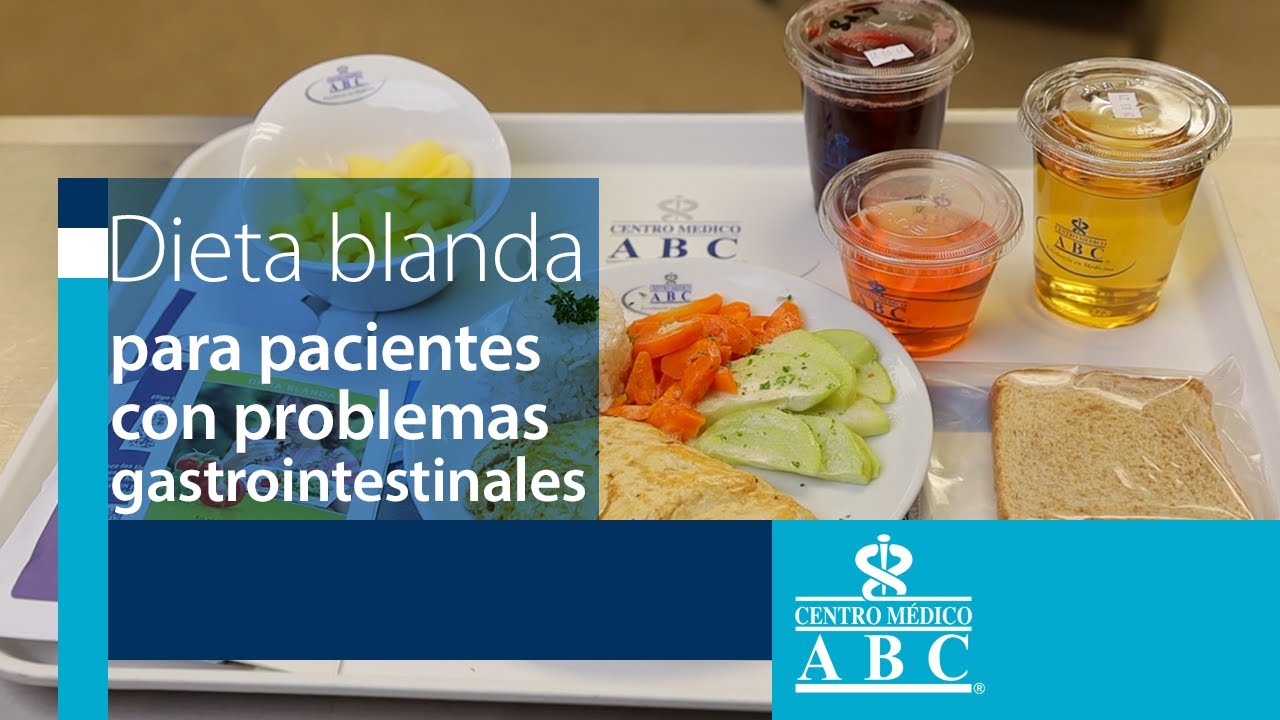 Comida suave para aliviar la guata enferma