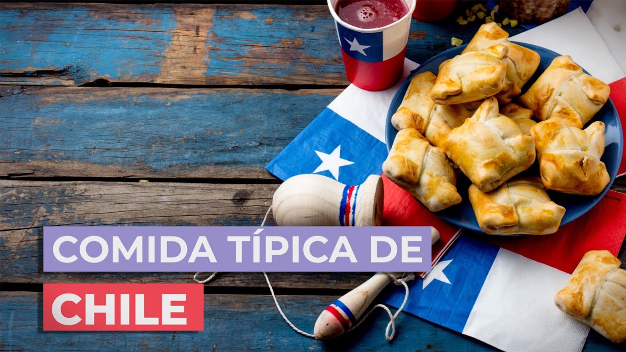 Comida típica en celebración del 18 de septiembre en Chile