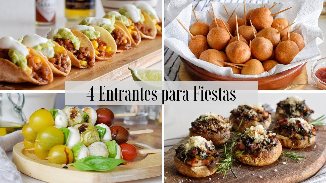 Deliciosos entrantes sencillos para compartir en una comida familiar