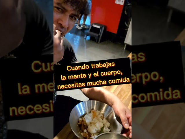 Delirando con la comida en abundancia en buen estado