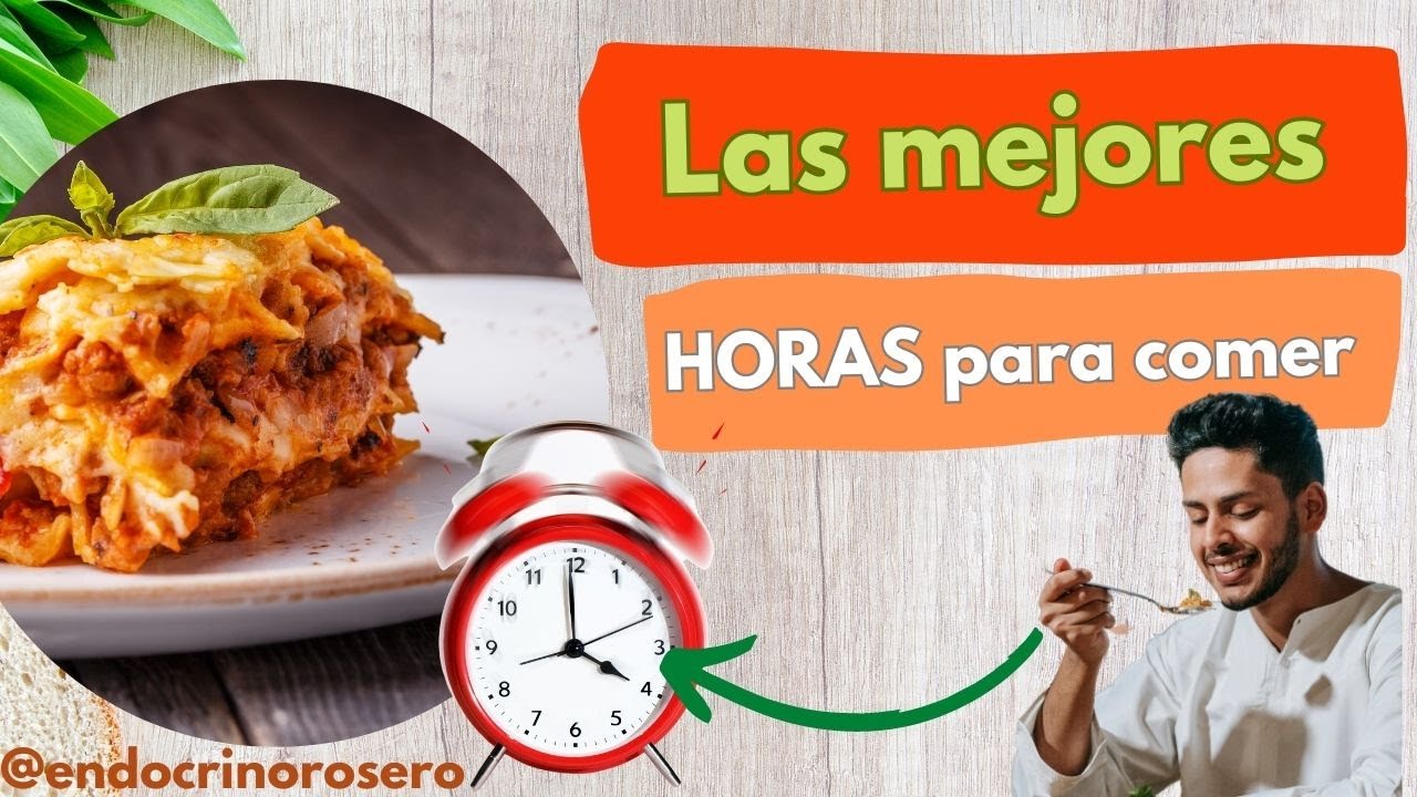 El horario perfecto para disfrutar de una deliciosa comida