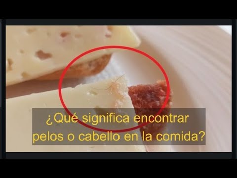 El terror de la brujería con pelos en la comida