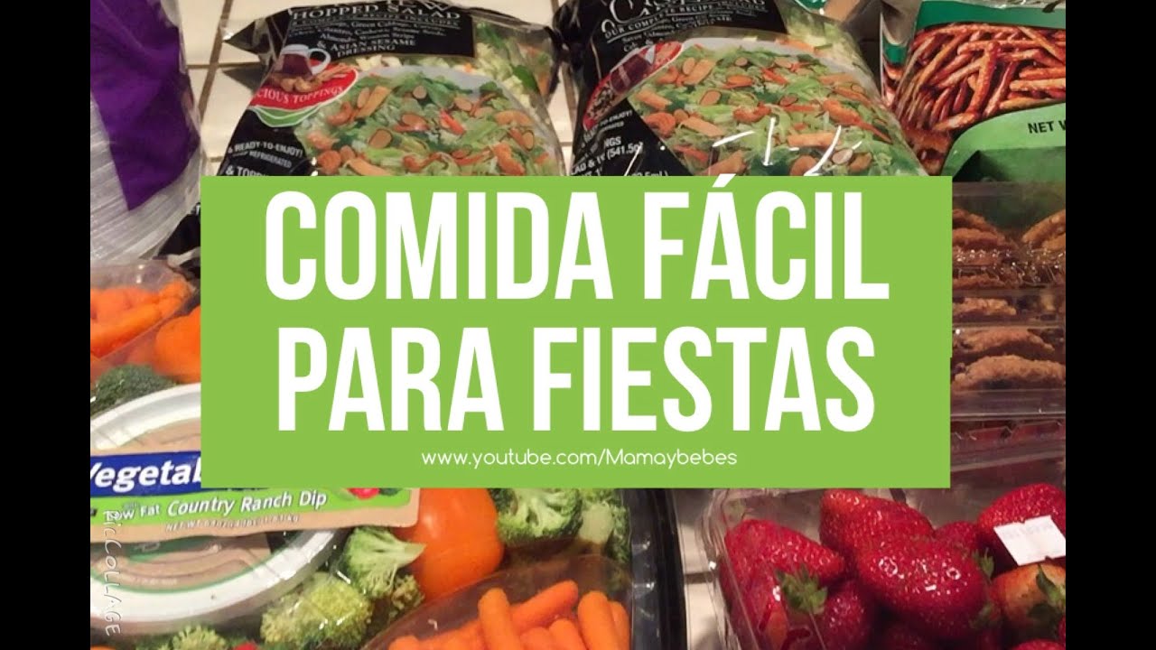 Ideas de comida económica para fiestas infantiles