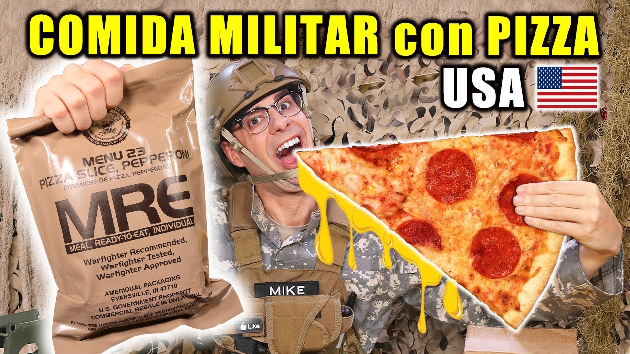 Menú 23 de comida militar en USA