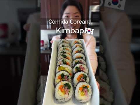 Preparando comida coreana fácil con arroz