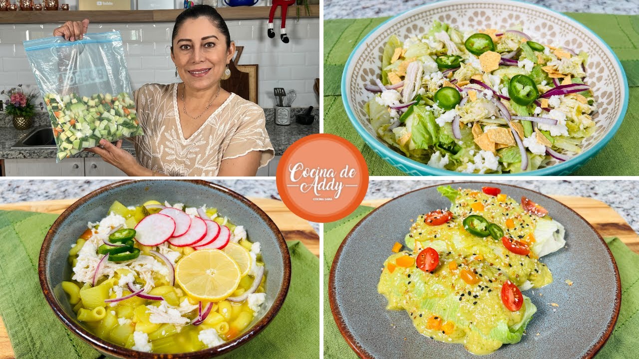 Preparando deliciosas comidas sin aceite