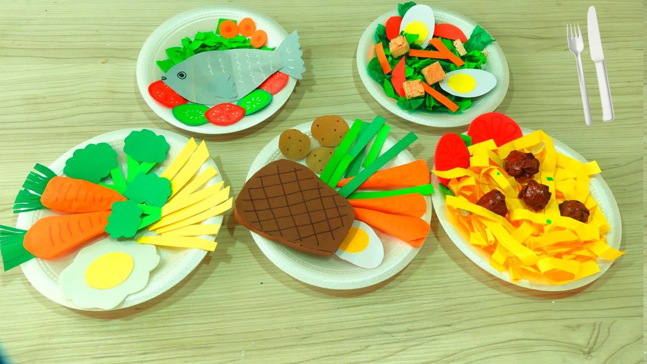 Recetas de comida creativa con papel