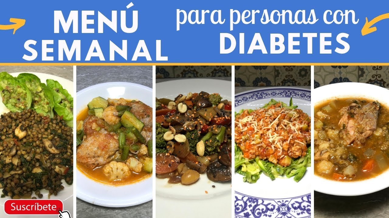 Recetas rápidas y saludables para diabéticos