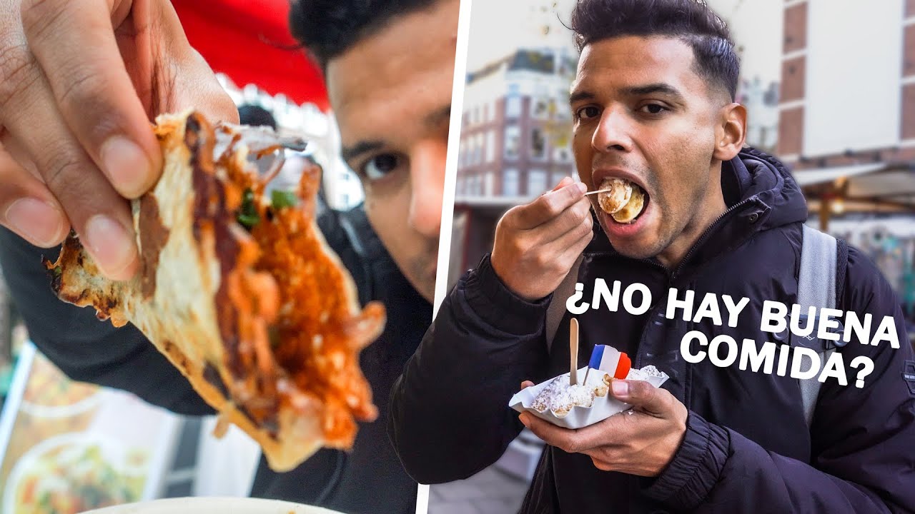 Sabor holandés auténtico en el mercado de comida de Amsterdam