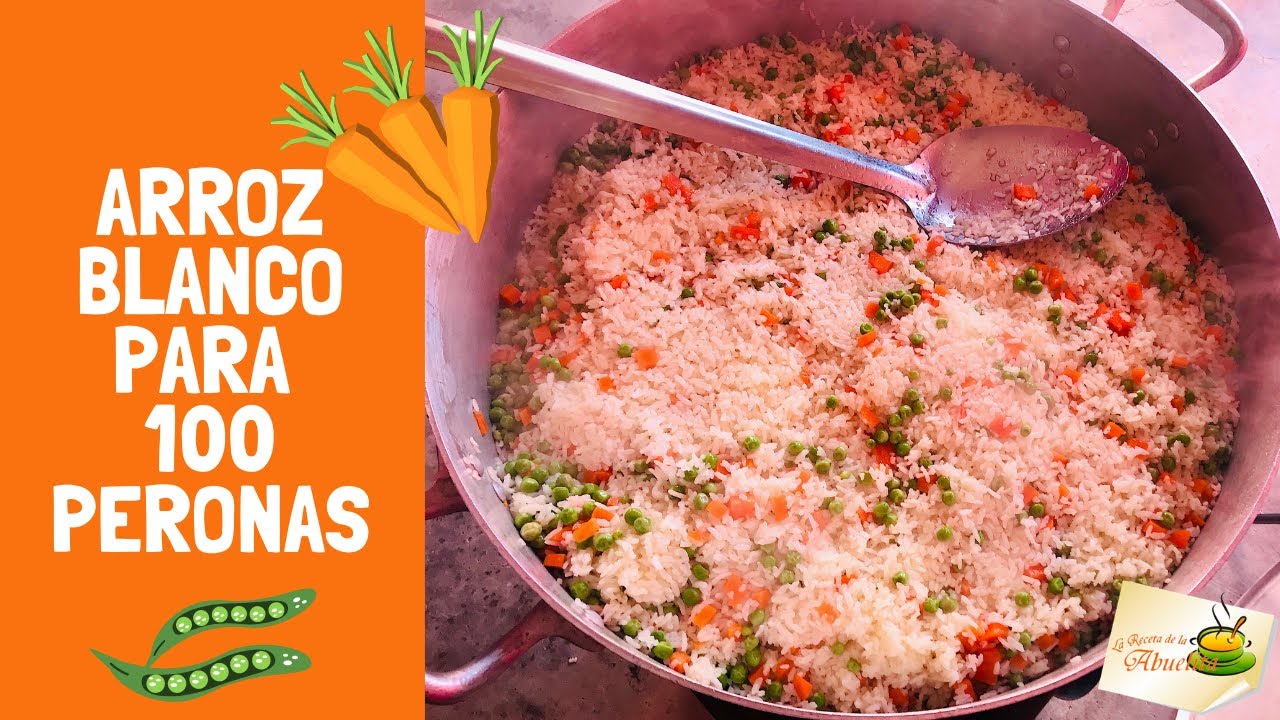 Comida económica para 100 personas