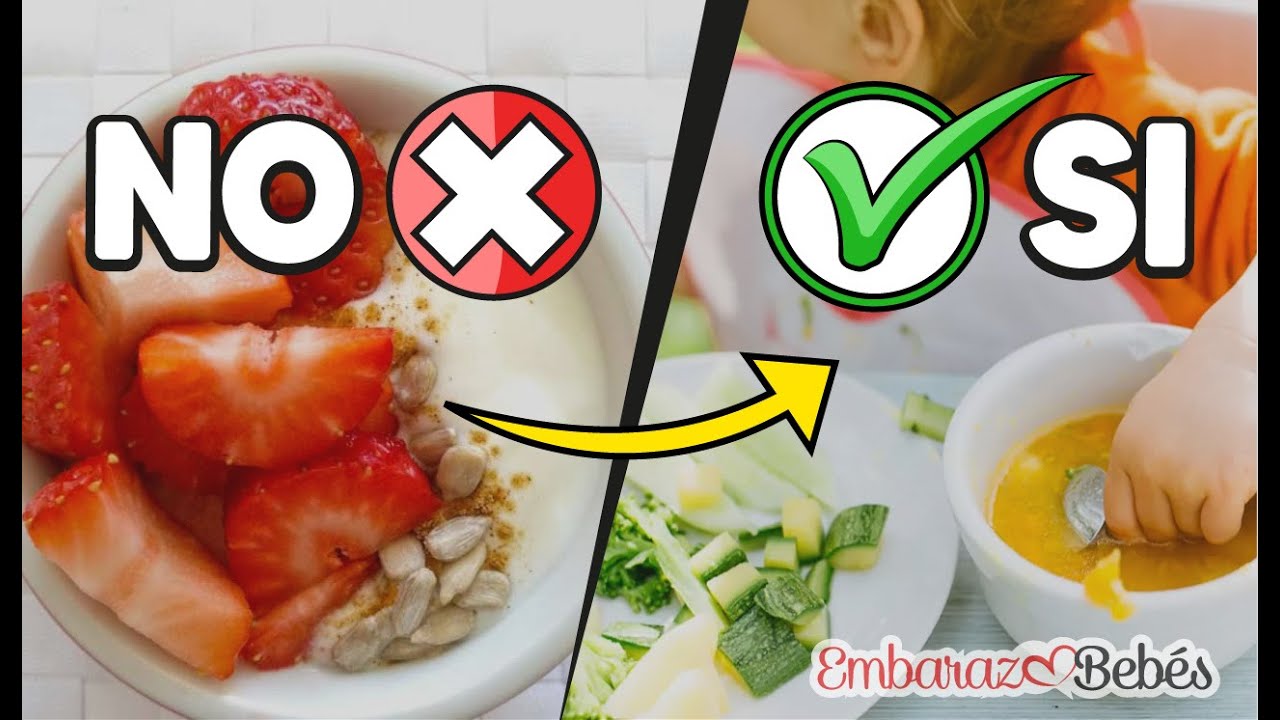 Comida saludable para bebés de 6 meses