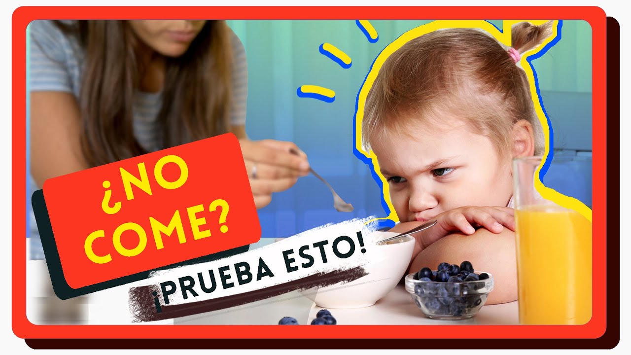 Cómo hacer que tu hijo coma comida sin asco