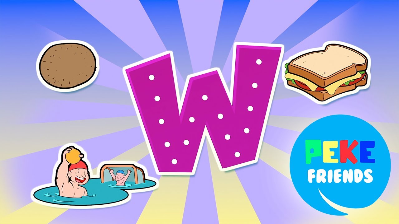 Deliciosa comida con la letra "w" en español
