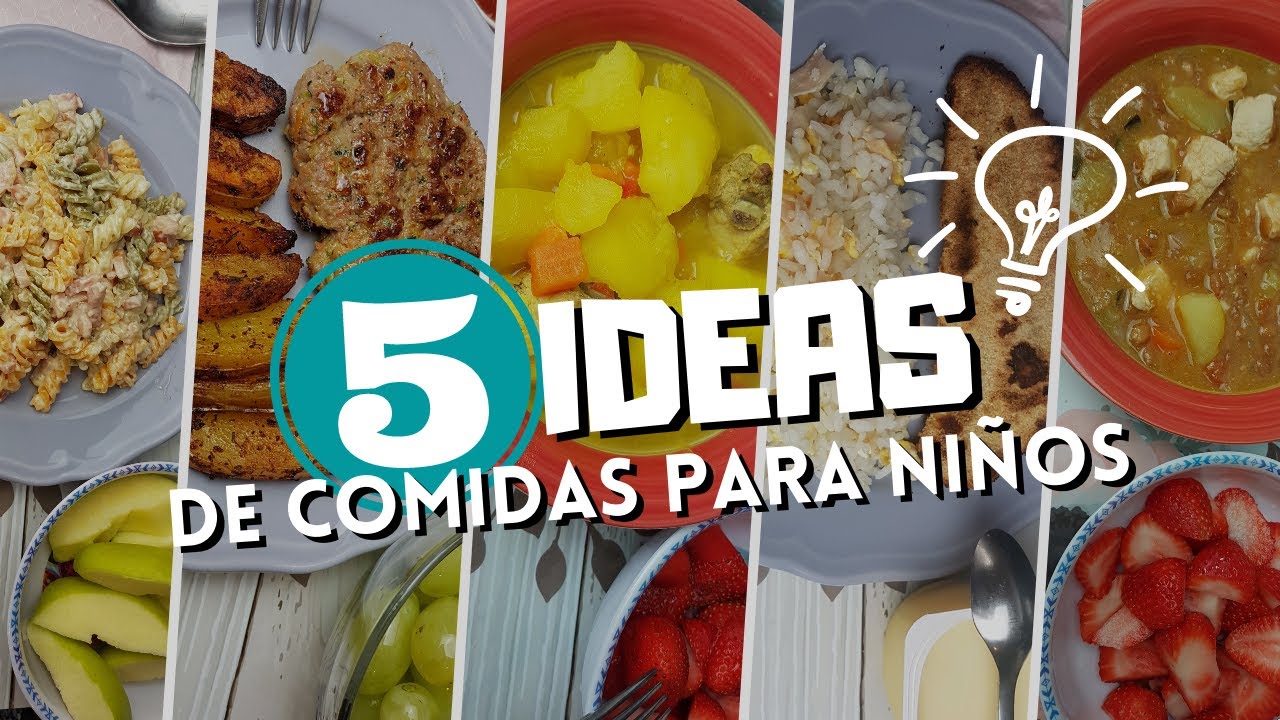 Deliciosas opciones de comida para niños de 3 años