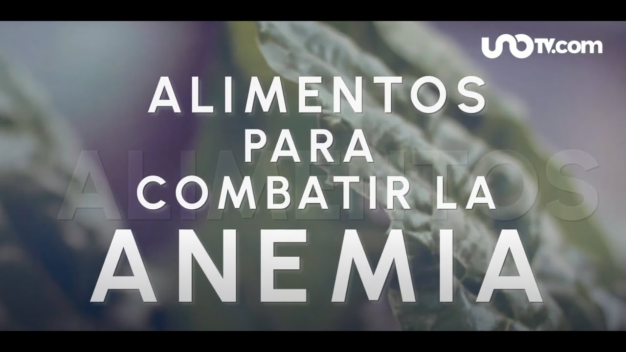 Descubre qué alimentos son buenos para combatir la anemia