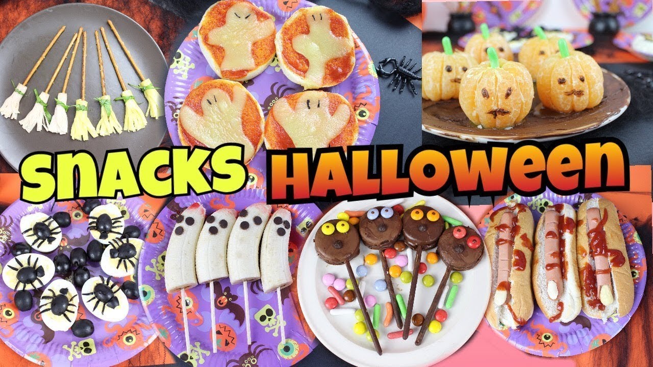 Divertidas ideas de comida de Halloween para niños