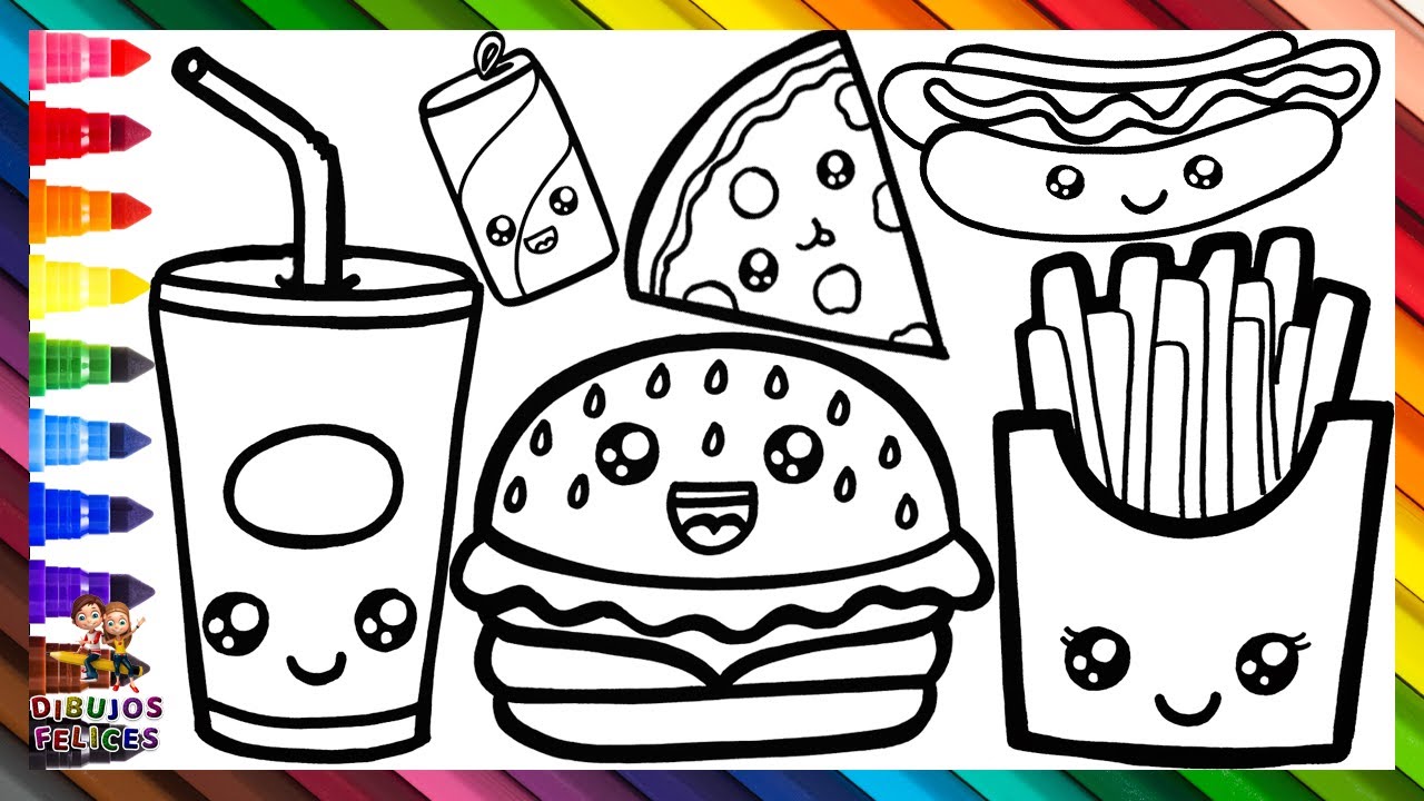 Aprende a dibujar comida deliciosa paso a paso