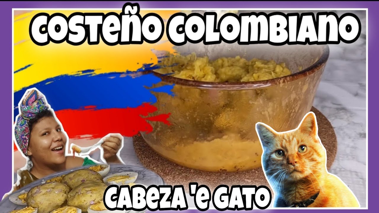 Comida colombiana auténtica: Delicias de la cabeza de gato