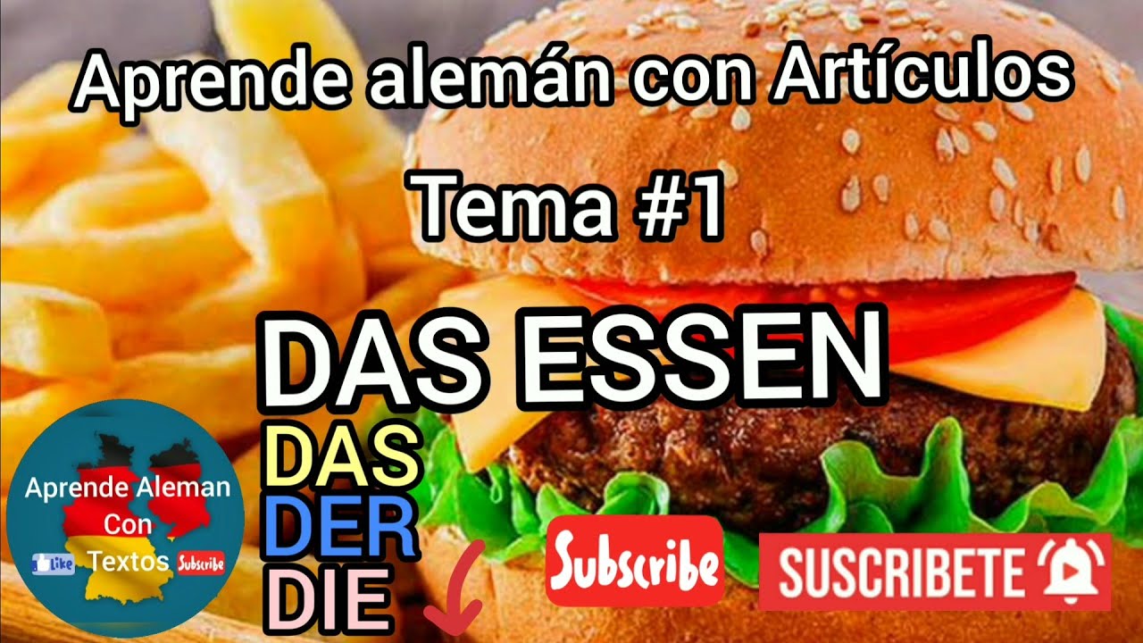 Comida en alemán: Essen