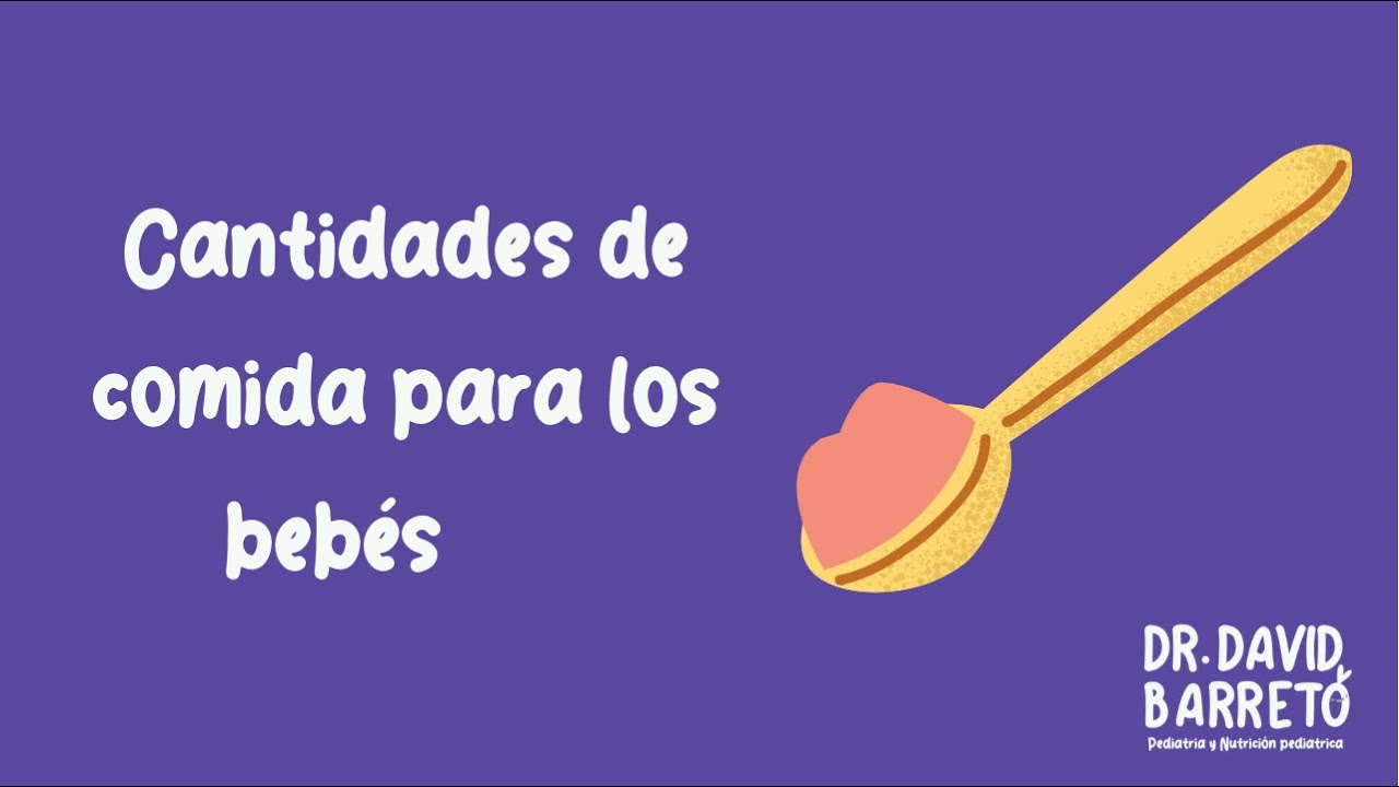 La cantidad de comida para un bebé de 2 meses