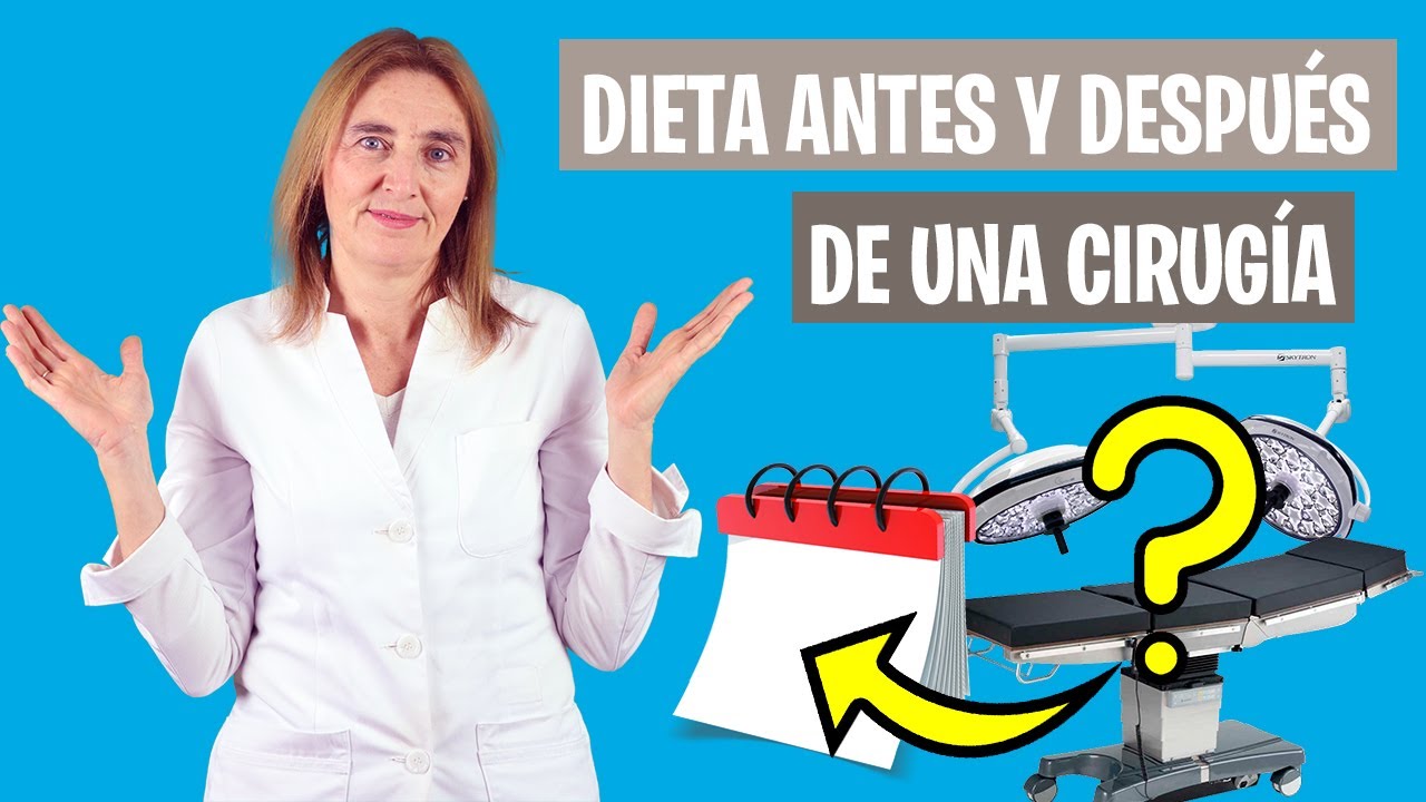 Recuperación óptima tras cirugía con alimentación adecuada