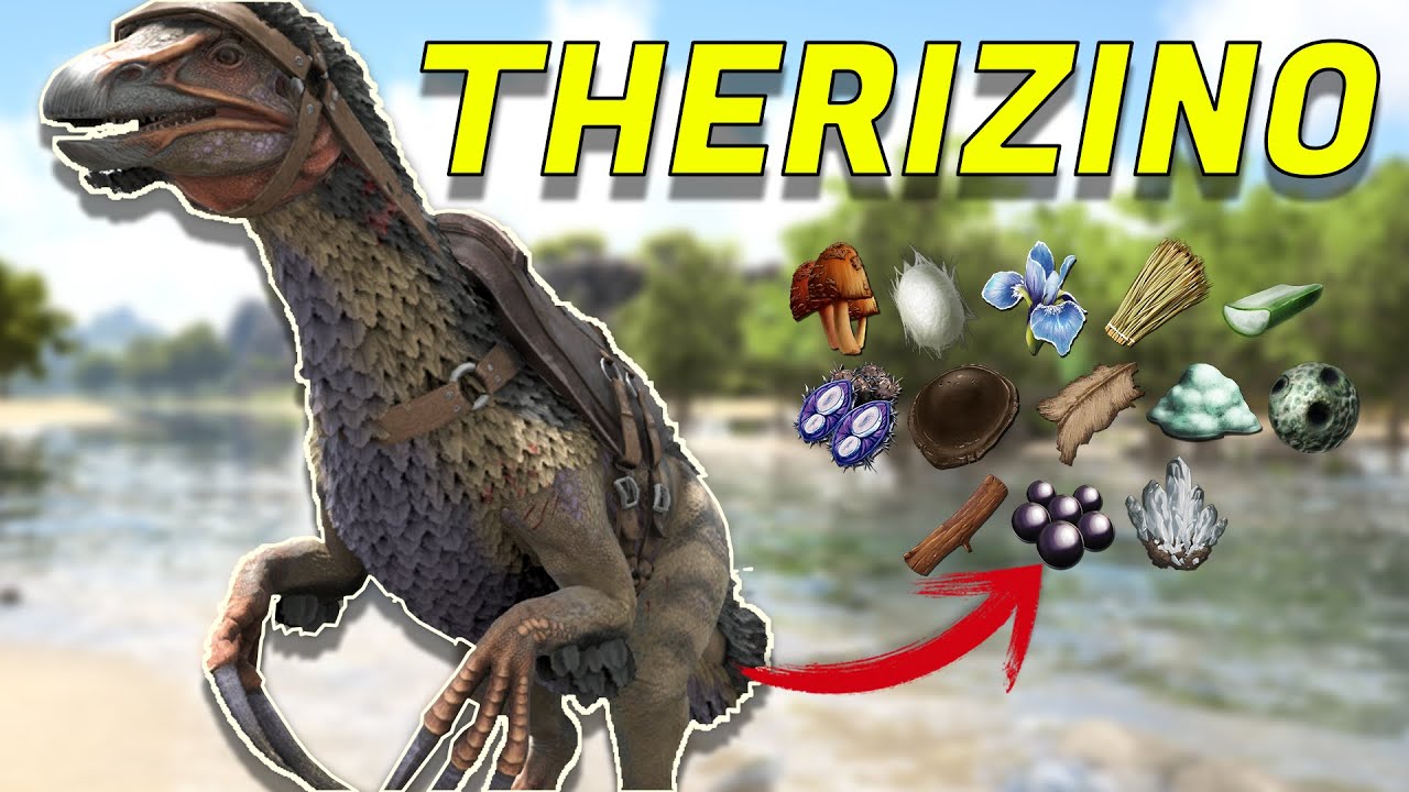Therizinosaurus en Ark: Descubre su comida favorita