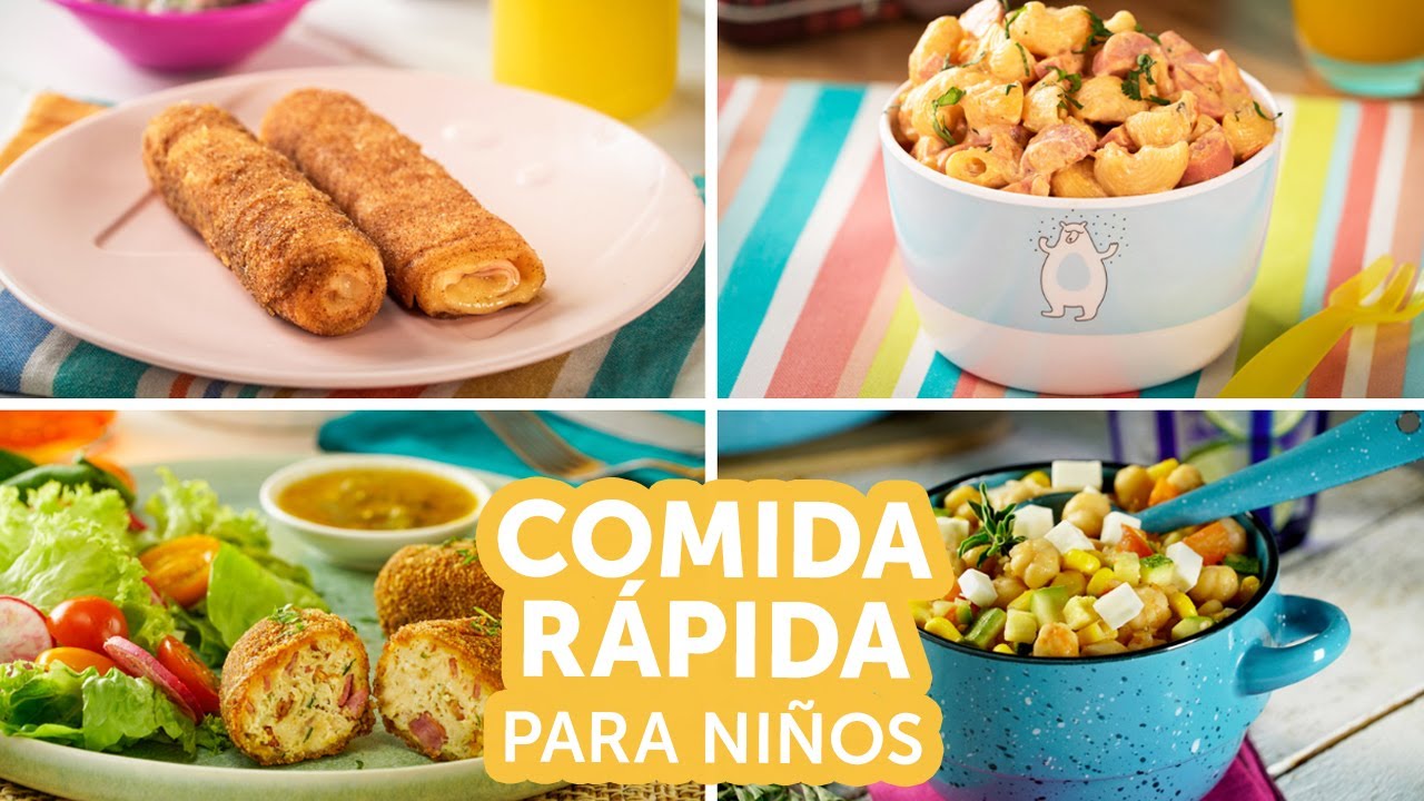 Comida divertida para excursión de niños sin necesidad de nevera
