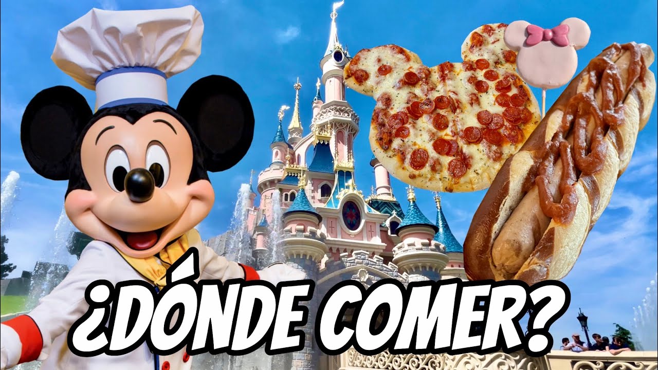 Comida en Disneyland Paris con tus personajes favoritos