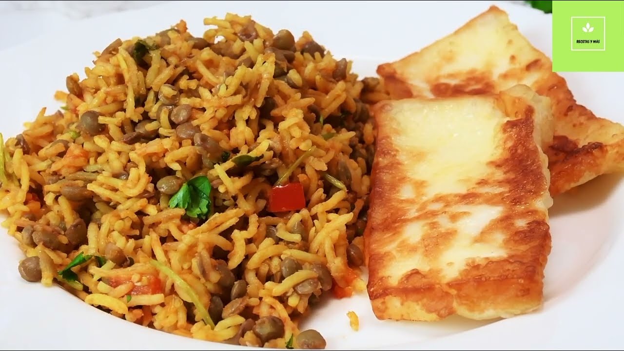 Deliciosa combinación: Comida con lentejas y arroz