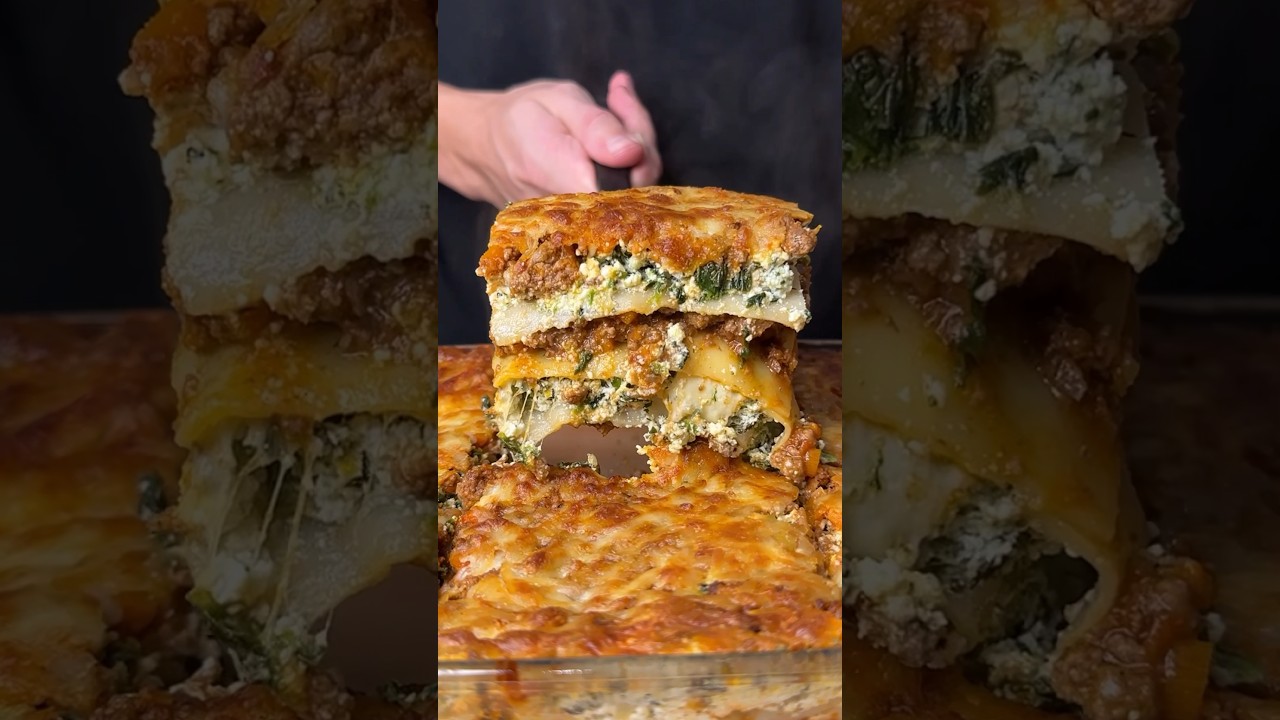 Deliciosa comida similar a la lasaña para sorprender a tus invitados