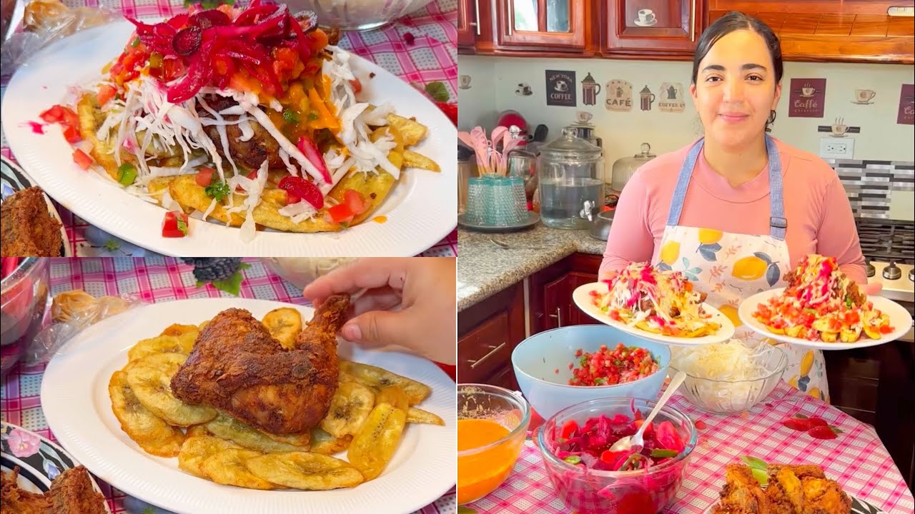 Delicioso pollo con tajadas: auténtica comida hondureña