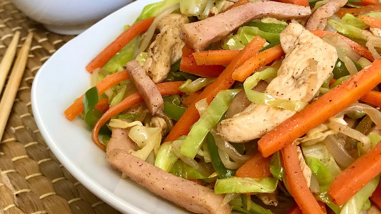Receta de chop suey chino con ingredientes deliciosos