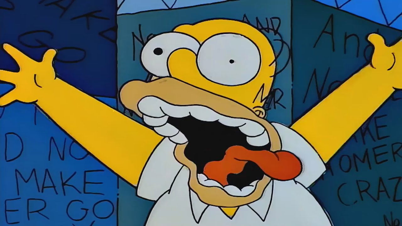 Sin comida y sin cerveza: la locura de Homer