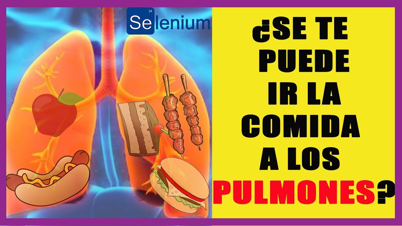 Síntomas de la aspiración de comida en el pulmón