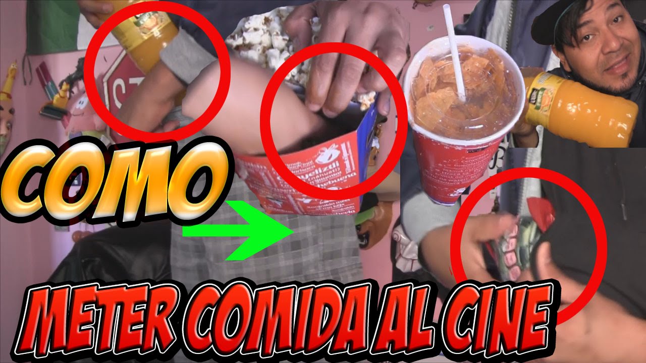 Trucos para introducir comida en el cine sin ser descubierto