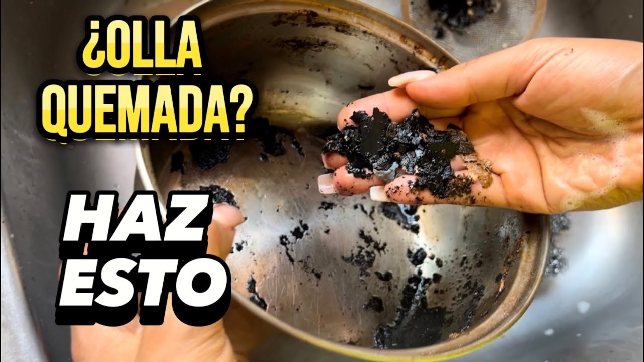 Trucos para quitar la comida pegada en una olla